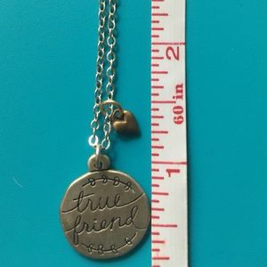 Jewelry - Silver true friend necklace Jewelry - Silver true friend necklace